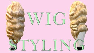 【Wig Styling Tutorial 】Marie-Antoinette Hair. Drag Hair. Wig.