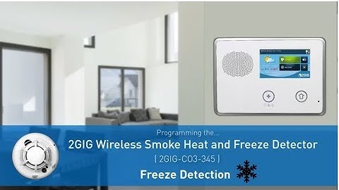 Smoke/ Heat/ Freeze Detector: Programming the freeze detection feature into a GC2 panel
