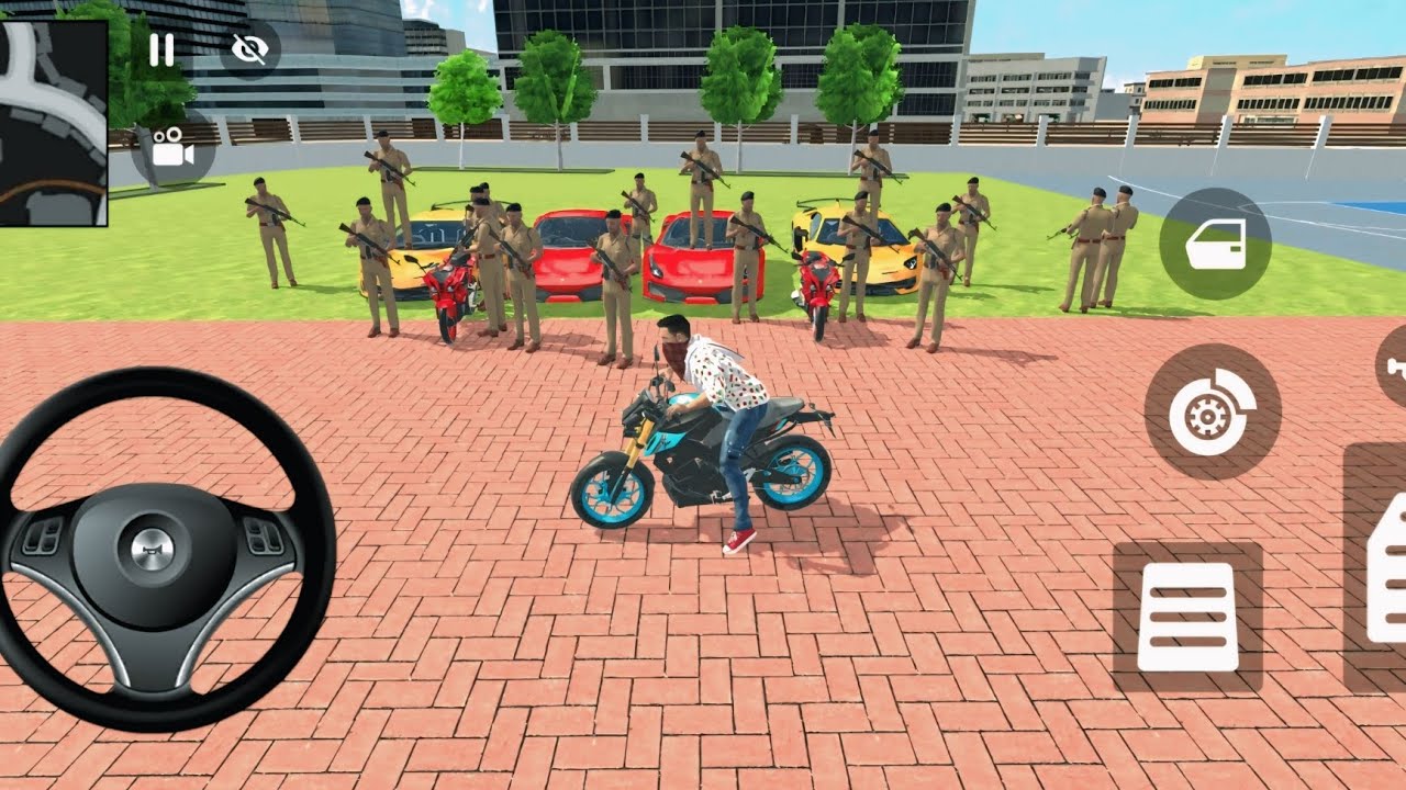 Franklin order by 2️⃣ lemborghini 2️⃣ ferrari 1️⃣ Bike 9️⃣ police men indian theft aura simulator 