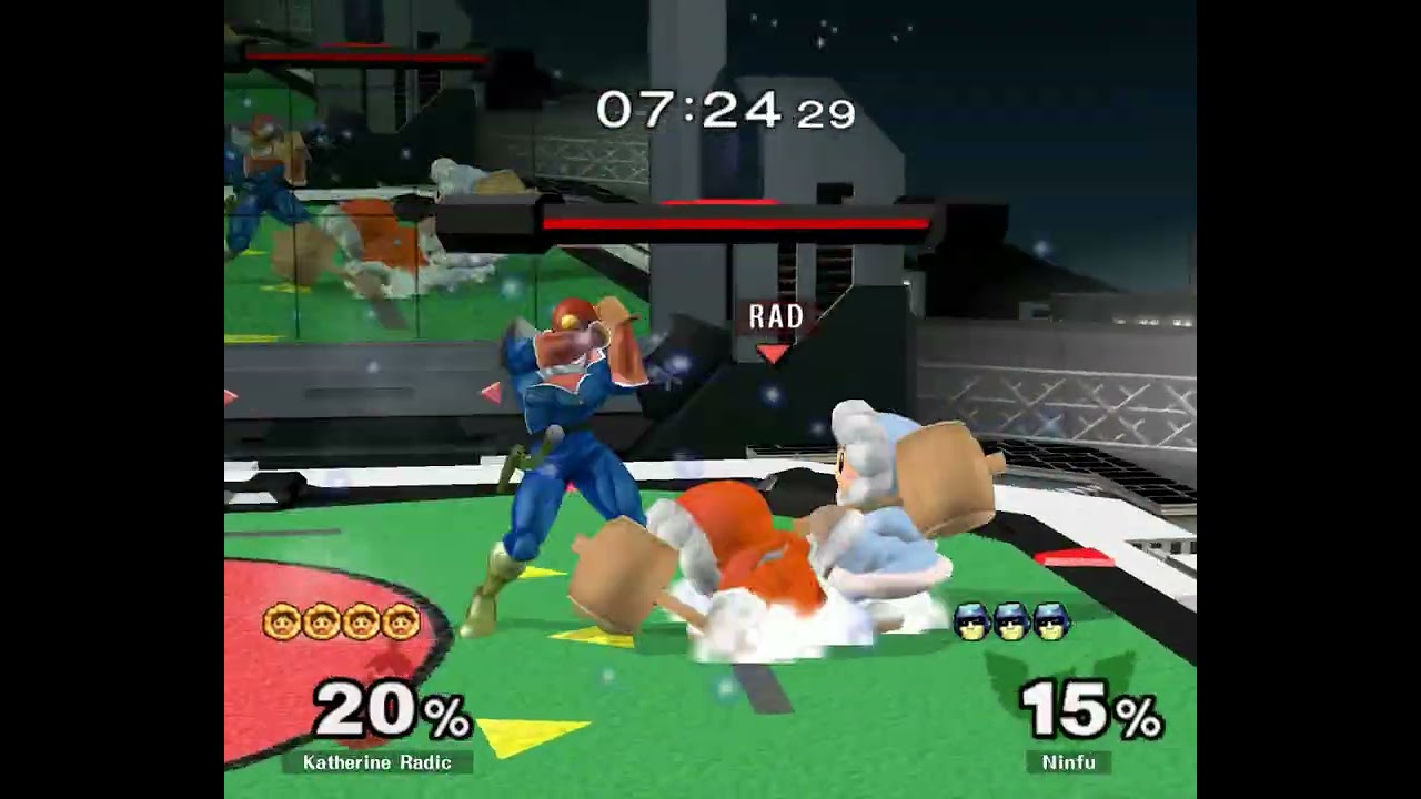 [ass] 173 - Melee Singles WR1 — Katherine Radical ⟮ICs⟯ vs Ninfu ⟮Falcon⟯