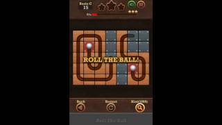 Roll The Ball Slide Puzzle 2 - Basic C Level 15 Walkthrough screenshot 3