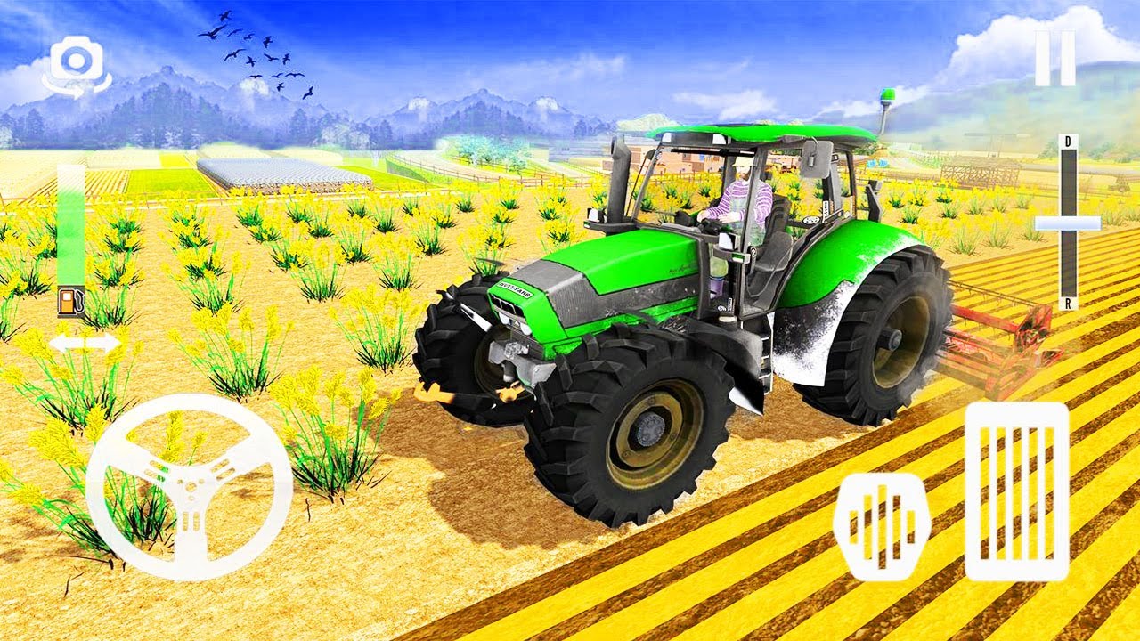 Farming Tractor Driving Game Tractor Farming Simulator - Android Gameplay