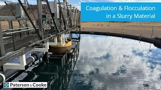 Coagulation & Flocculation In A Slurry Material