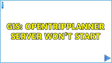 GIS: OpenTripPlanner Server won