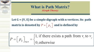 #101 II Path Matrix Representation of a Graph II Discrete Mathematics