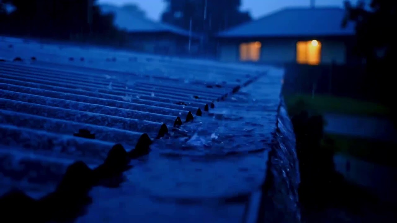 Endless Midnight Downpour on a Quiet Tin Roof, A Tender ASMR Soundscape for Deep Rest 285 HD