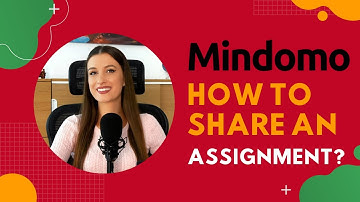 How to share a Mindomo mind map assignment?