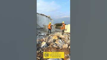 Khai thác đá núi, đá khối hiệu quả, tiết kiệm với máy cắt đá bằng dây kim cương - Cokhinhando.com
