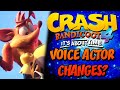 Why Did The Voice Actors Change? | Crash Bandicoot 4: It's About Time