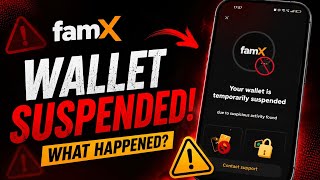Fampay your wallet is temporarily suspended due to suspicious activity found problem