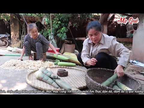 Video Hái Măng Về Luộc • Mẹ Quê #meque - youtube