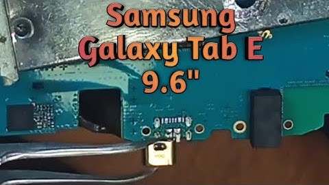 Samsung Galaxy Tab E 9.6" Charging Port Fix | SM-T561 Charging Connector Fix | Tech Support