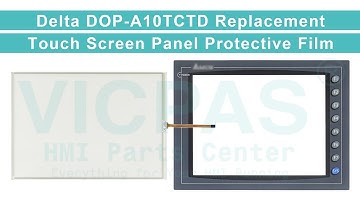Delta DOP-A10TCTD Touch Screen Front Overlay Repair