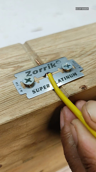 Diy Clean Copper Wires #gsdiymaker #shorts