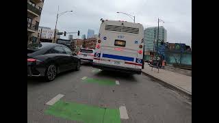 [Illinois, Chicago] Bicycle infrastructure during construction (2025-04-05)