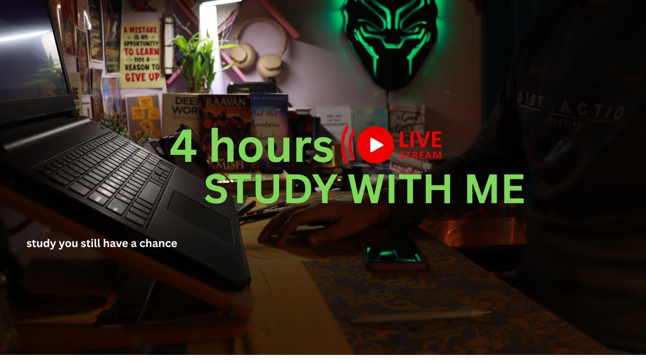 Day 18/60 SBI clerk | live study with me | 4 hour POMODORO | no excuse 