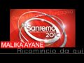 FESTIVAL DI SANREMO 2010 - MALIKA AYANE Ricomincio da qu