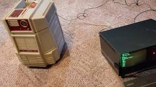 Heathkit Hero jr robot control with Kaypro IV computer