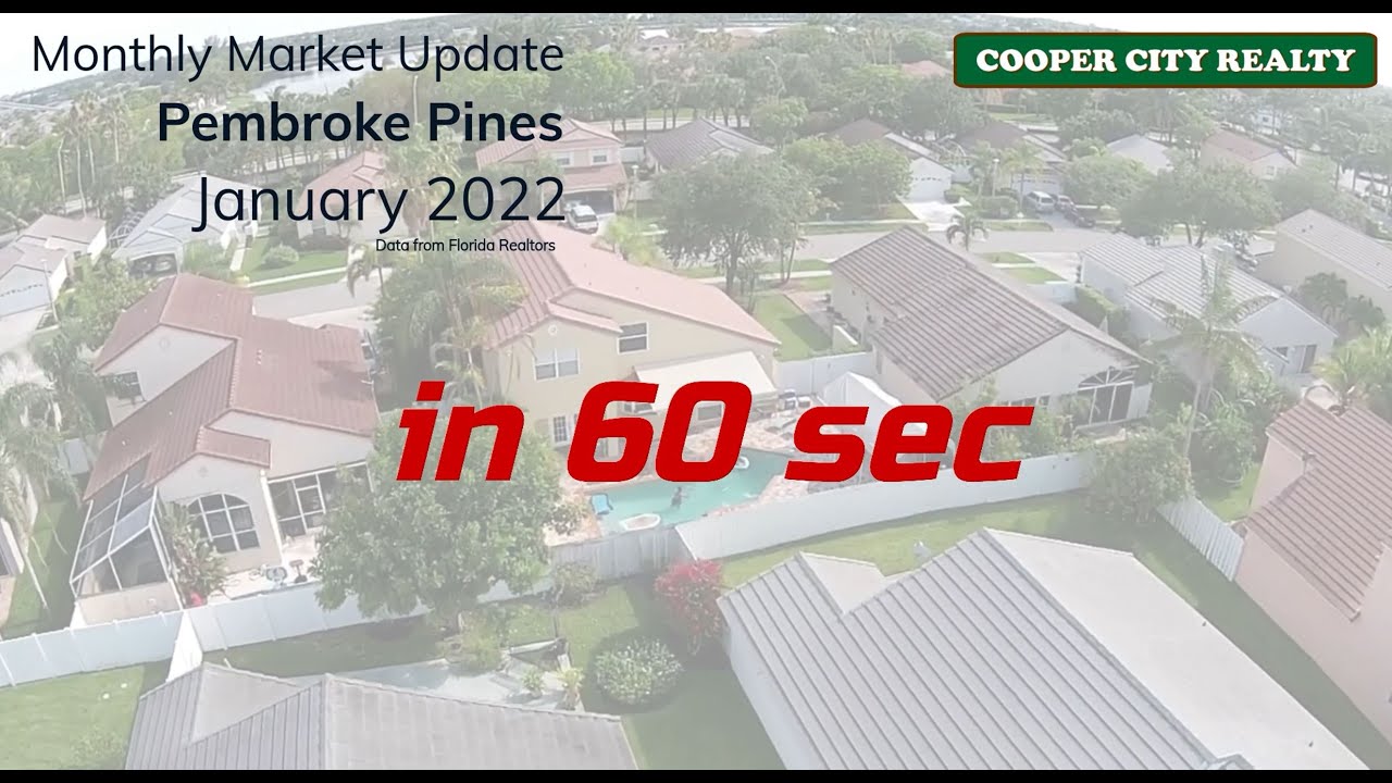 Pembroke Pines January 2022 Market Report In 60 Seconds