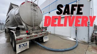 How to Operate A Dry Bulk Tanker Trailer  Flour Product Delivery