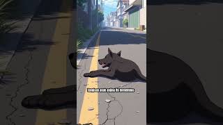 Bokha puppy sarak k kinari 😭😭😭🥺 #animals