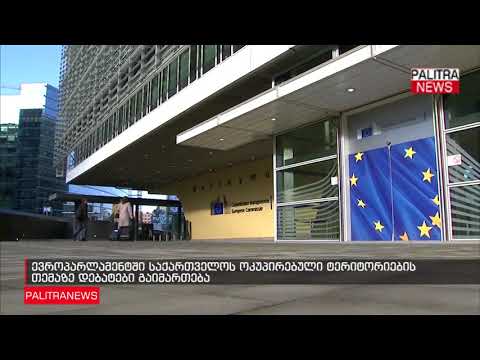 ევროპარლამენტში საქართველოს ოკუპირებული ტერიტორიების თემაზე დებატები გაიმართება