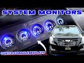 Sound System Monitors - Custom Made Center Console LED Meter Display | Cadillac Escalade