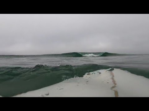 POV SURF - Easter morning searching for the novelty wave! - YouTube
