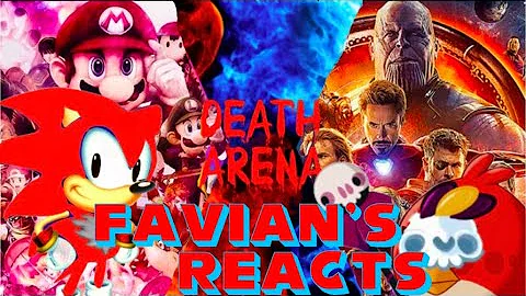FAVIAN REACTS | SUPER SMASH BROS vs AVENGERS (Nintendo vs MCU) DEATH ARENA S4 EP1