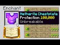 i secretly used Protection 100,000 armor in Minecraft UHC..