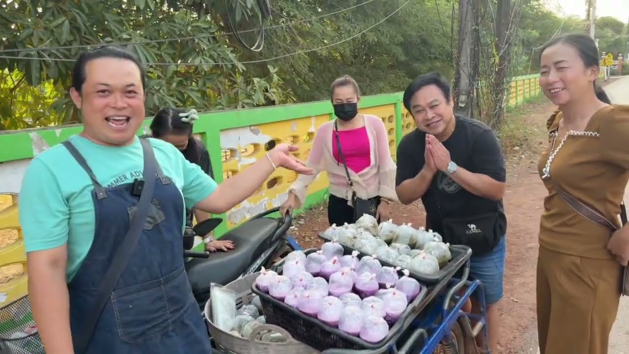 อาหารของหวานเกือบ200ถุง ขนมนนำมาแจกเด็กๆเป็นรถ ขอบพระคุณFcจากอเมริกา