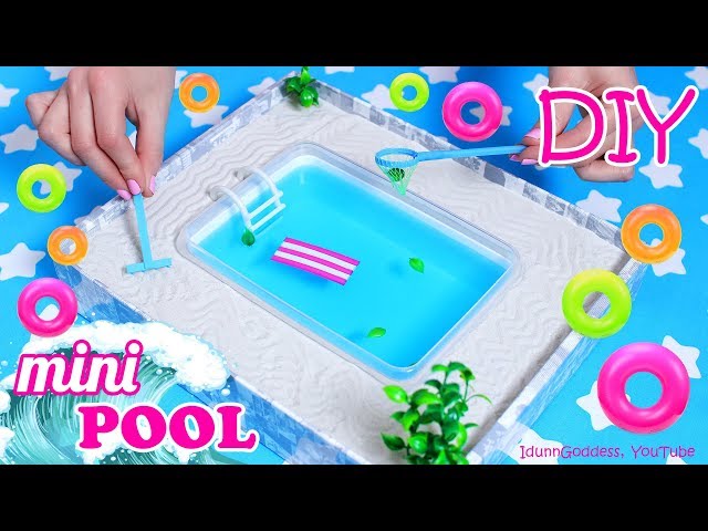 How To Make A Miniature Swimming Pool Zen Garden – DIY Stress-Relieving Desk Decoration