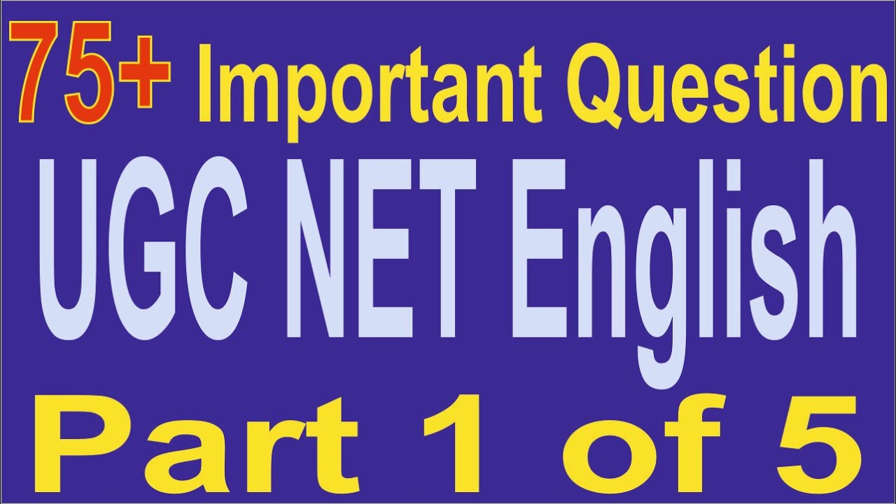 English Literature UGC NET JRF Exam Syllabus Most Important english-literature-ugc-net-jrf-exam-syllabus-most-important