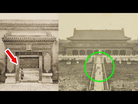 慈禧1900年出逃後，日本人拍下故宮內景！百年前的故宮，意外震撼人心！