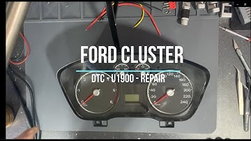 Ford Focus - Cluster DTC U1900 how to fix