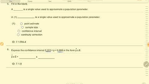 Confidence Interval Estimate of a Proportion (Exc 7.1.9)