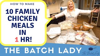 10 Family Chicken Meals in 1 hour!