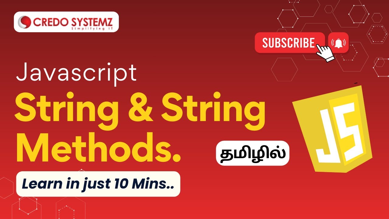 JavaScript for Beginners | Javascript String & Methods #javascript # ...