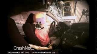 Honda Accord | 2012 | Pole Crash Test | NHTSA High Speed Camera | CrashNet1 Honda Accord | 2012 | Pole Crash Test | NHTSA High Speed Camera | CrashNet1