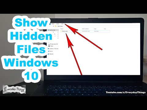 How to Show Hidden Files on Windows 10