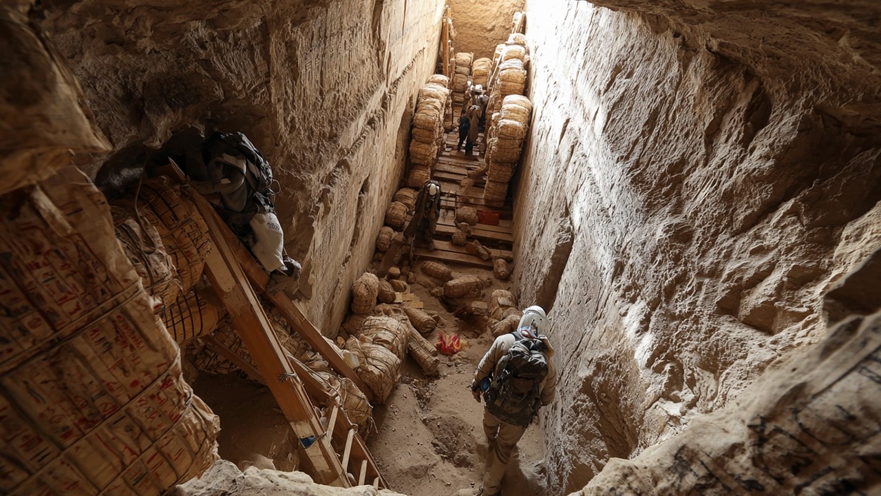 Ancient Scrolls Found in an Egyptian Burial Shaft Rewrite Everything We Know