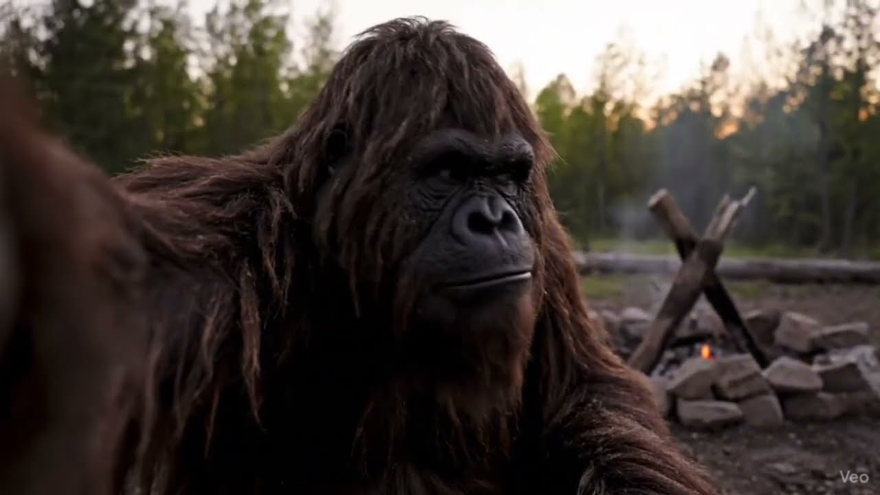 Bigfoot Vlog: Building a Rock Fire Pit in the Forest