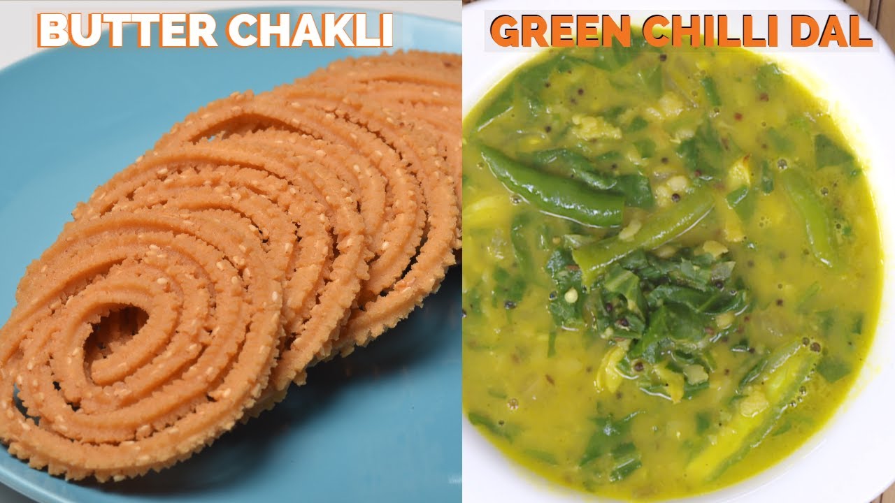 Muruku Instant Chakali Rice Flour - Green Chilli Dal - special spicy green dal - Sesame Seed Murukku | Vahchef - VahRehVah