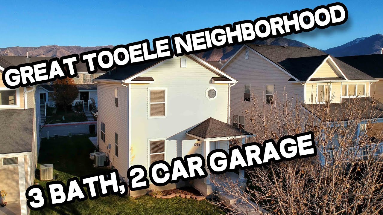 3 Bed 3 Bath Tooele Home For Sale; 2 Car Garage and Big Master Suite (Real Estate)