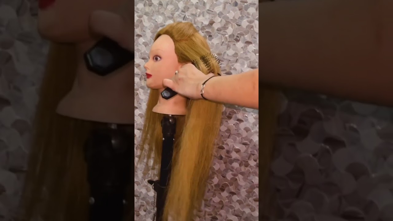 Blow dryer straight | blow dryer with paddle brush | blow dryer | ikonic dryer  