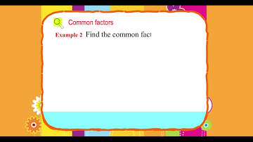 Explore Math Class 4, Unit 05, 08 Common factors