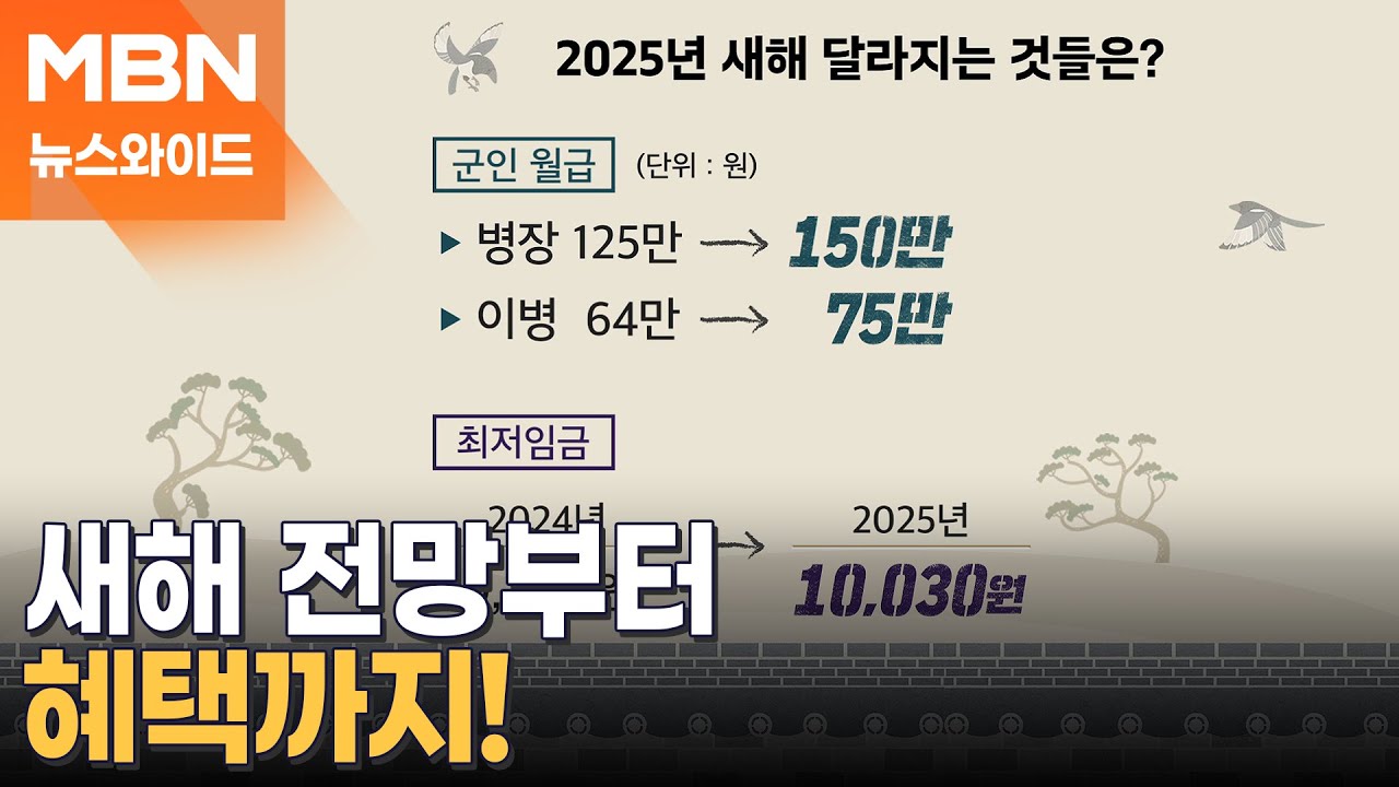 2025년 새해, 꼭 알아야 하는 올해 경제 전망 짚어봤다 [뉴스와이드]