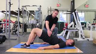 Glute bridge march