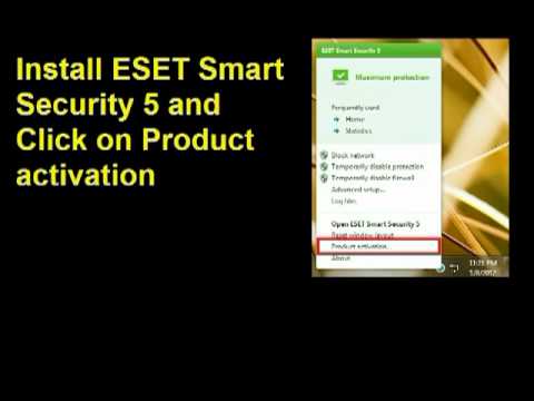 ESET Smart Security 5 Free License For 90 Days