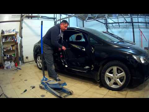 Хонда Сивик ремонт кузова в Нижнем Новгороде Honda Civic Auto body repair